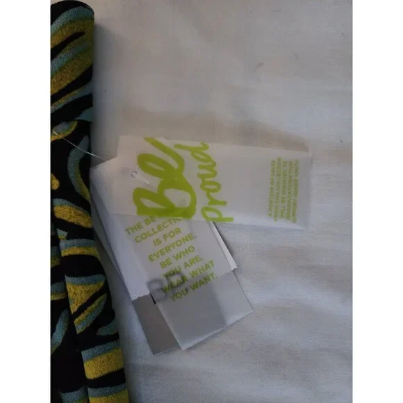 Be Proud Women's Multicolor Animal Print Flat Front Straight Leg Pants Large NWT - Picture 9 of 12